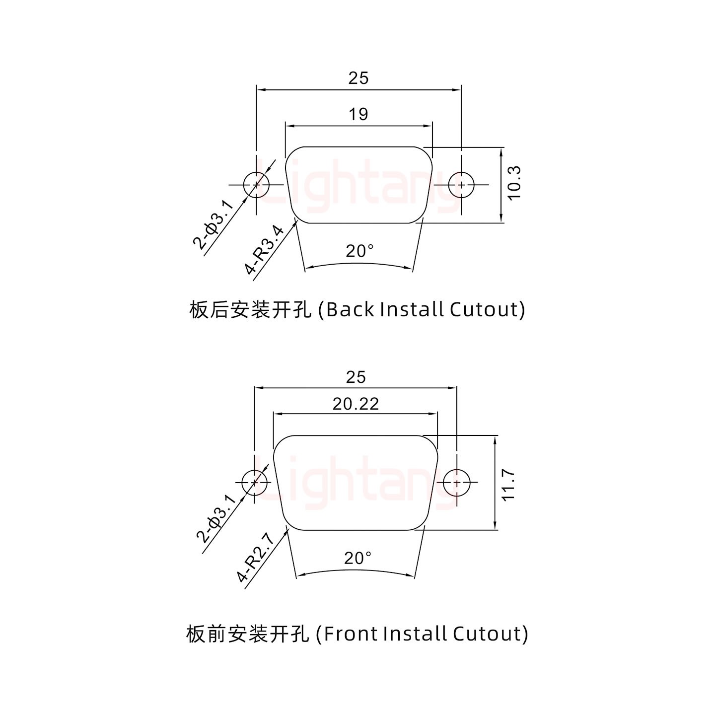 2V2母短體焊線/光孔/大電流30A