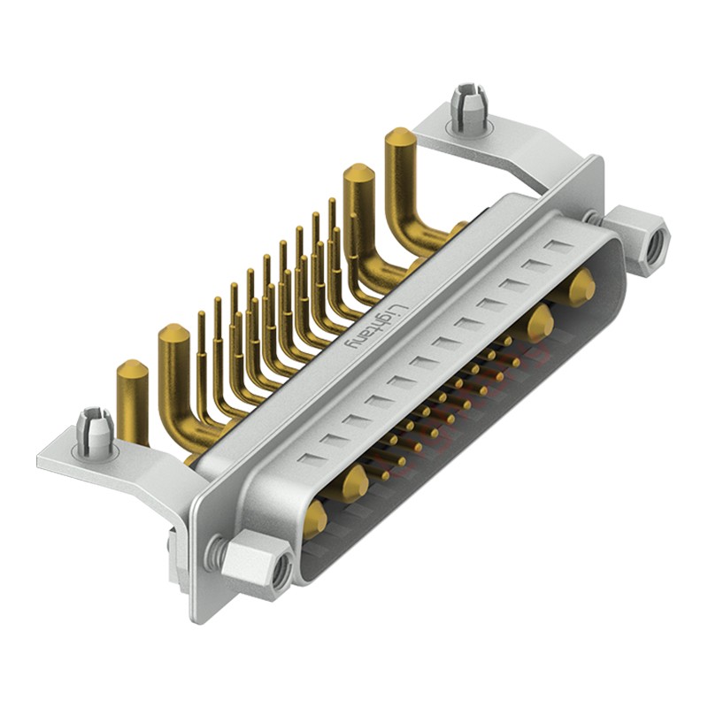 21W4公PCB彎插板/鉚支架10.8/大電流20A