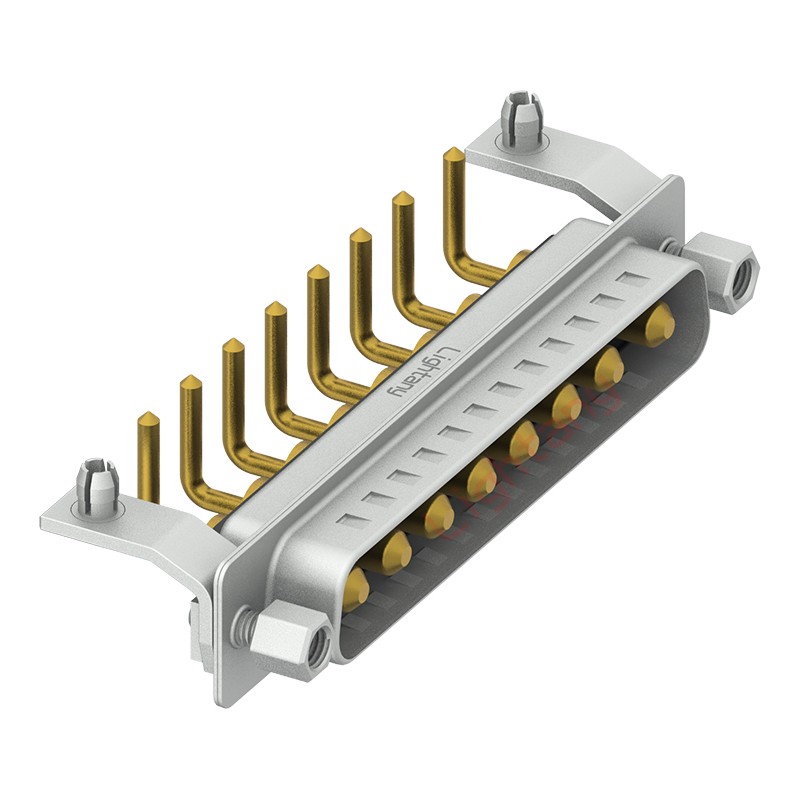 8W8公PCB彎插板/鉚支架11.6/大電流10A