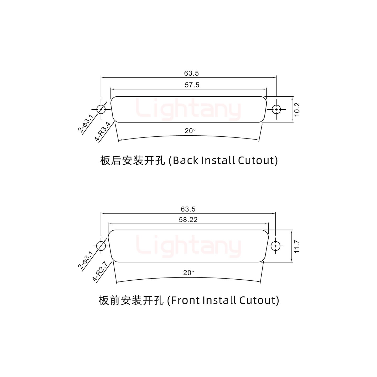 13W6B公短體焊線(xiàn)/光孔/大電流20A