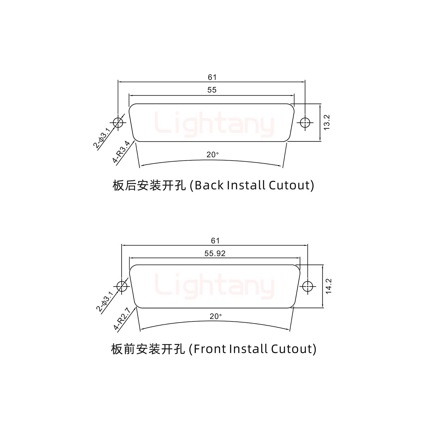 43W2母短體焊線/螺絲螺母/大電流40A