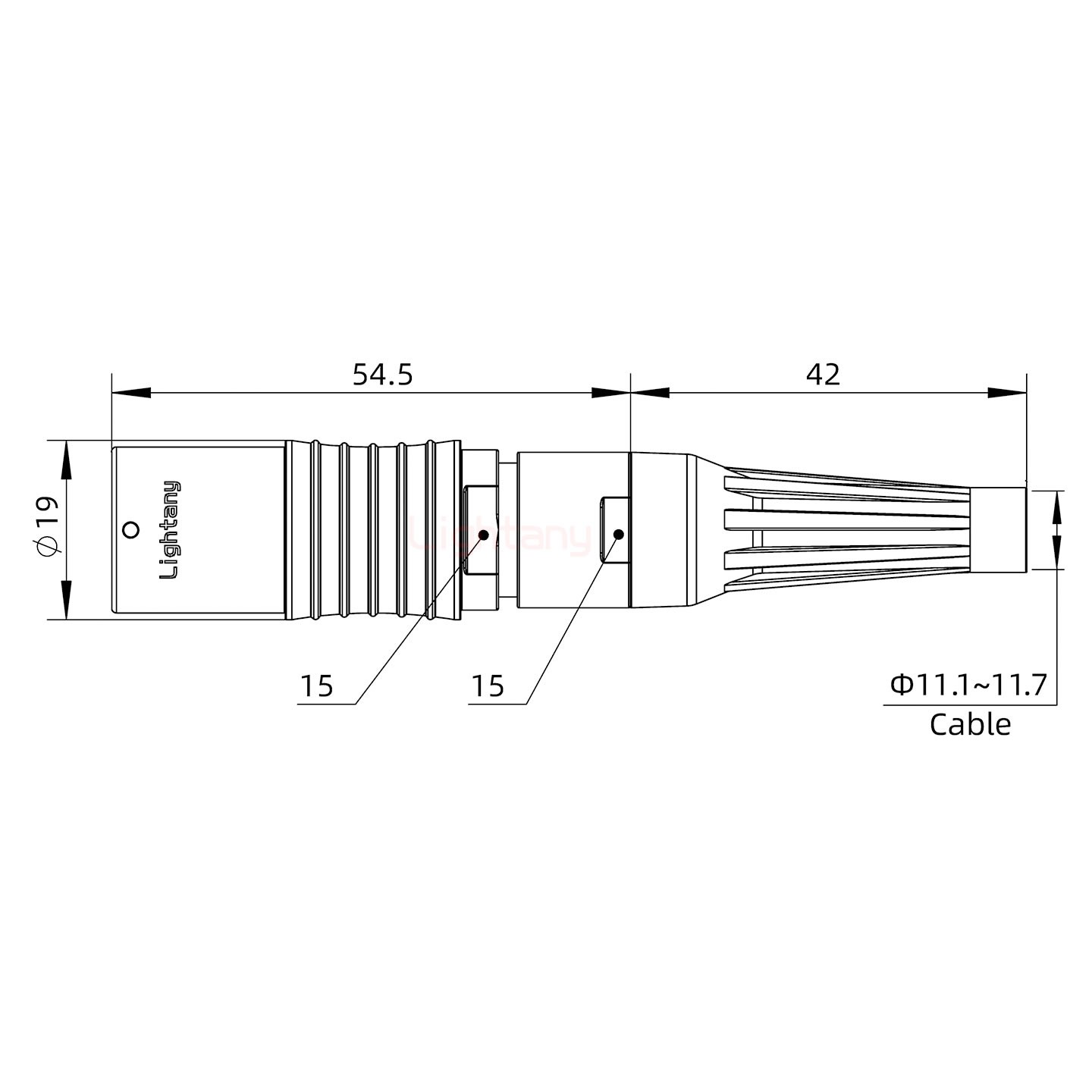 PHG.3B.018.CLLD12Z帶護(hù)套浮動(dòng)插座