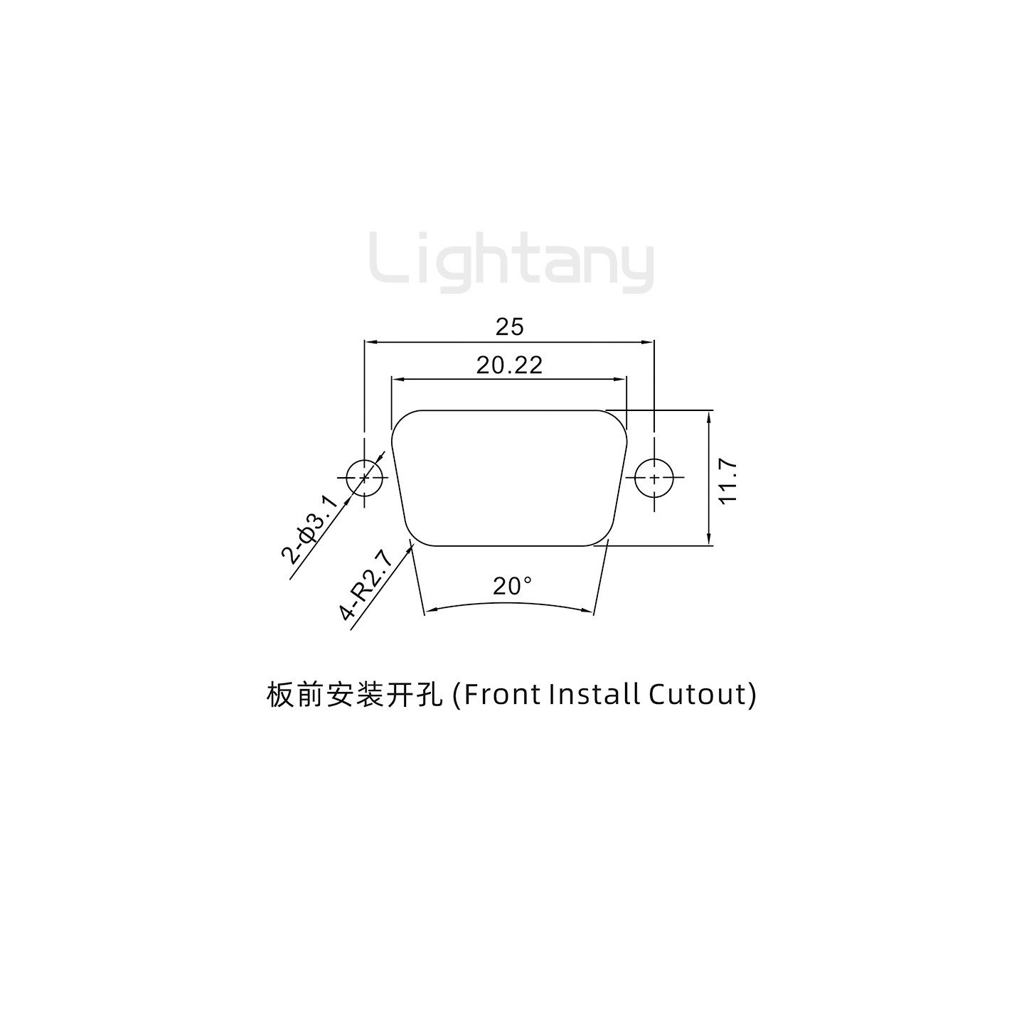 1W1母焊線式/鎖螺絲螺母+防水墊片/大電流40A