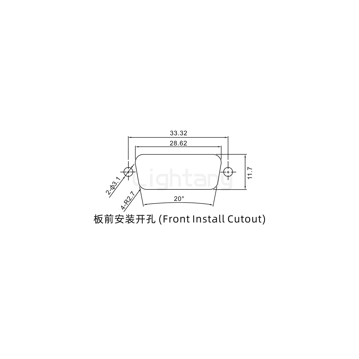 防水3W3公焊線式/鎖螺絲/射頻同軸50歐姆