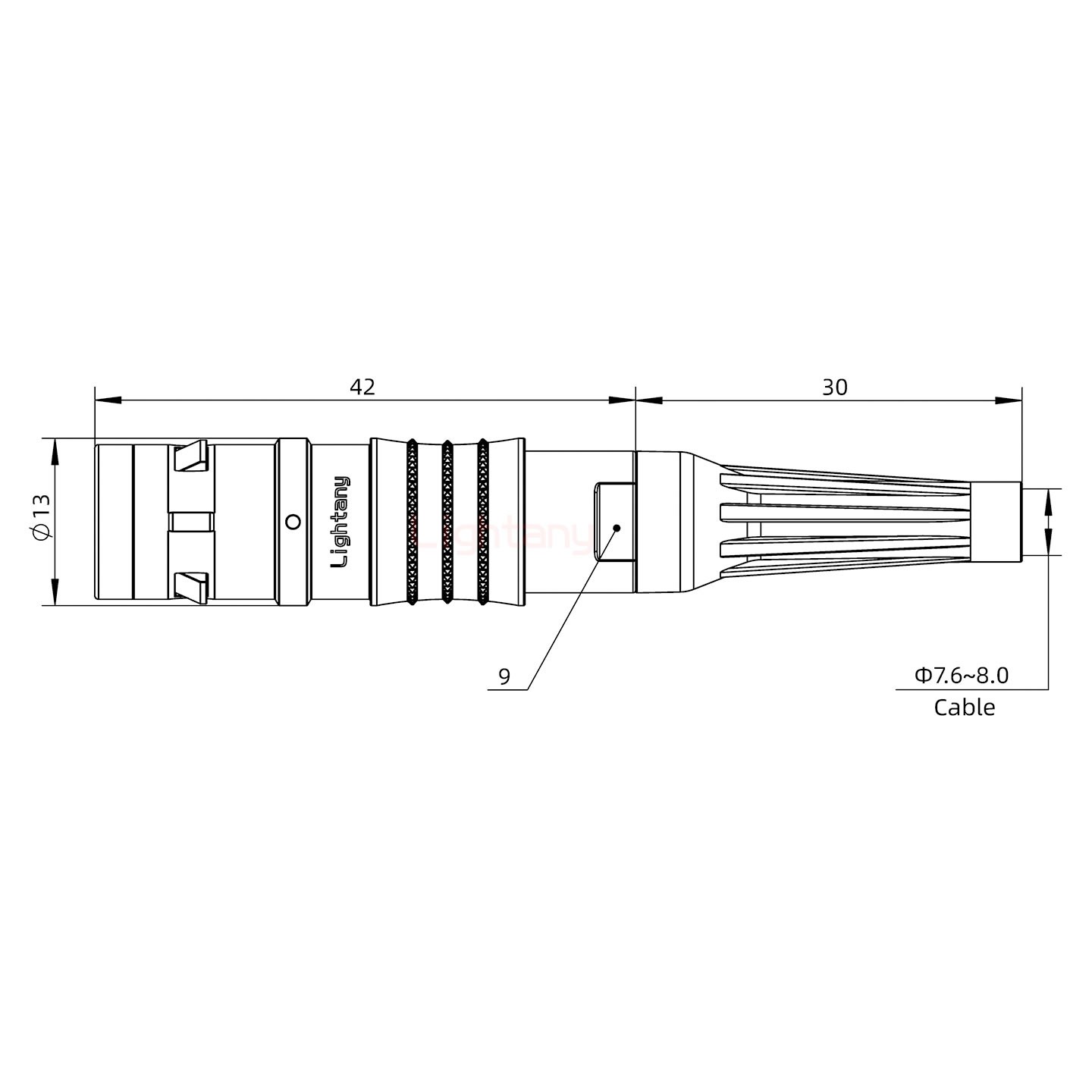 FGG.1K.003.CLAK80Z推拉自鎖帶護(hù)套直式插頭